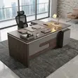 Ofisi Meneja L-Shaped Task Table - 1.6m - 4