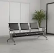 Benchi la Kusubiri la Ngozi ya PU la Abiria 3-Seater - 4