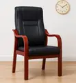 Leather Executive Guest Chair - 4