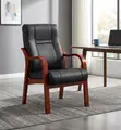 Leather Executive Guest Chair - 5