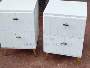 Modern Bedside Cabinet with 2 Storage Drawers