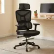 Executive Mesh Study Chair - Black - 5