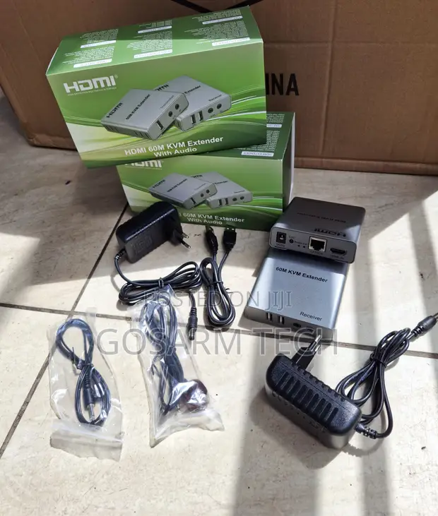 HDMI KVM Extender 60M na Sauti kupitia Cat6 - 1
