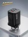 Mirik FluxPrime 65W Dual USB-C + USB-A GaN Charger - 1