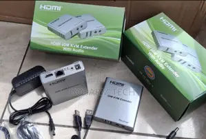60M KVM HDMI Extender na Sauti - Ugani wa USB wa Umbali Mrefu