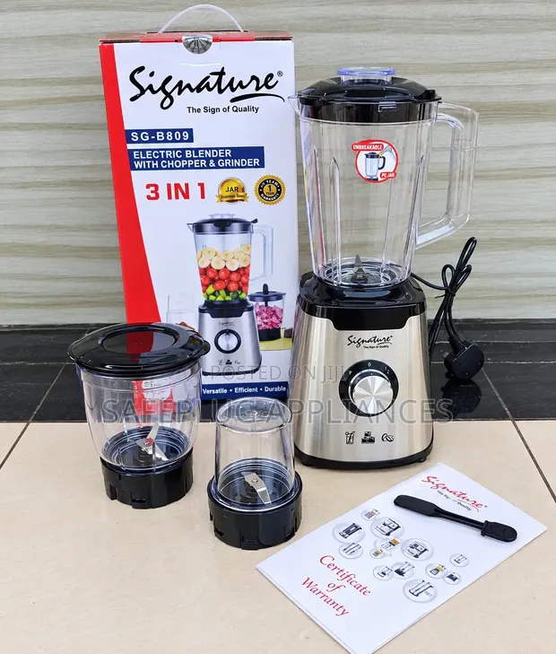 Signature 3-in-1 Multifunctional Blender - 1