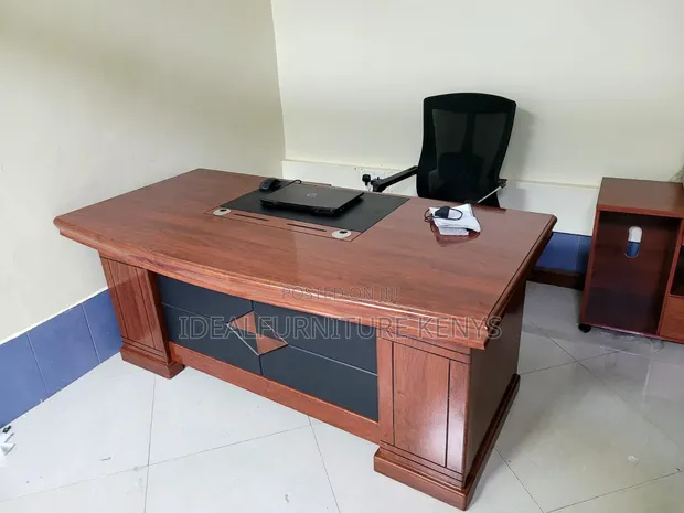 Mahogany Desk and Chair - 1
