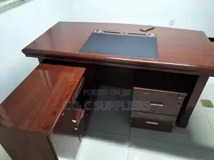 Ofisi ya Mahogany Corner Table - 160cm