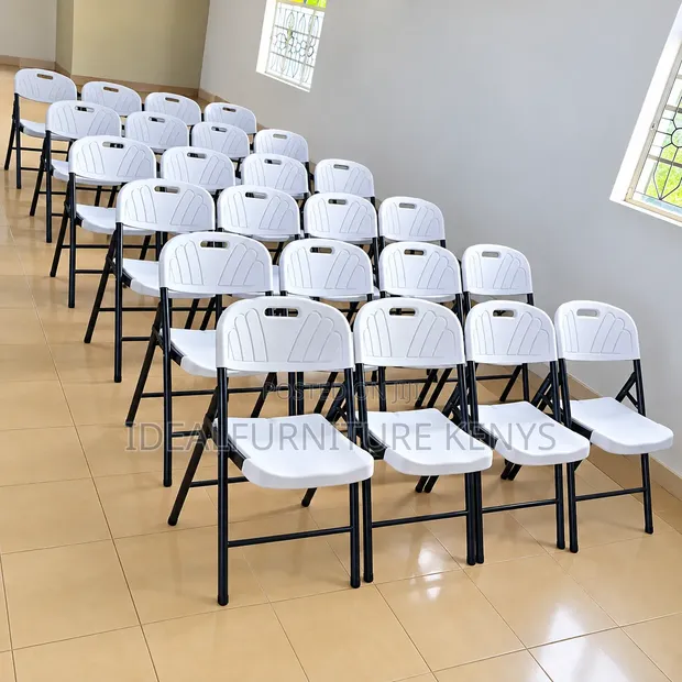 White Foldable Chair - 1
