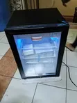 Premier Glass Door Showcase Mini Refrigerator - 1