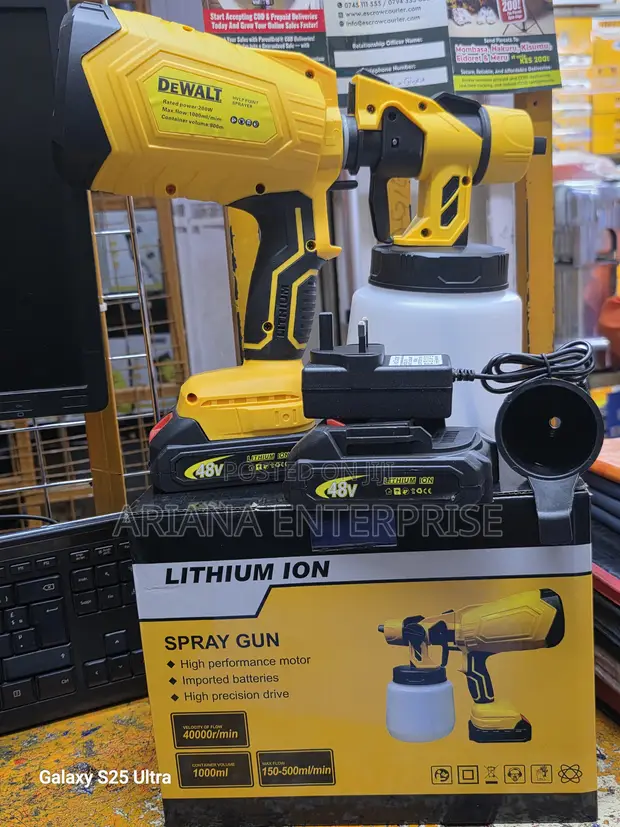 DeWalt 48V Cordless Spray Gun - 1