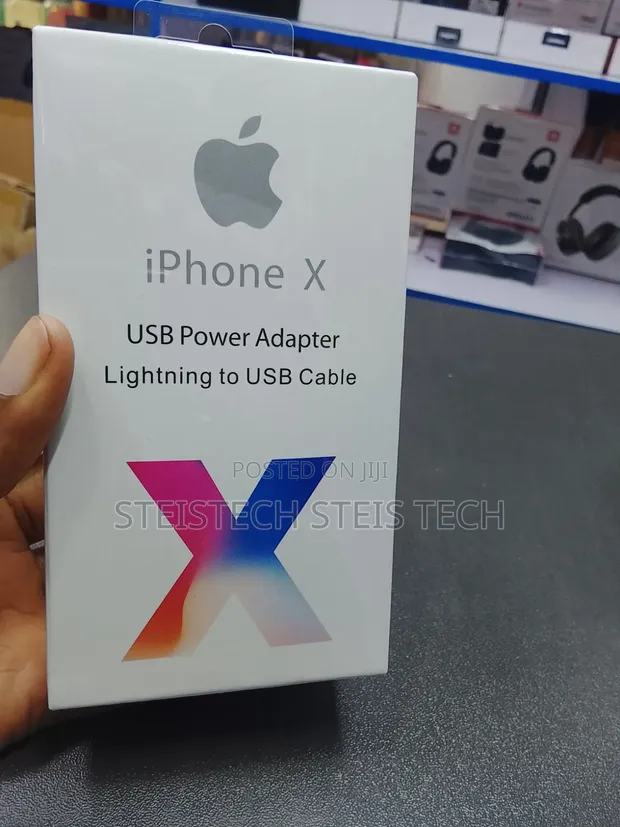 Apple iPhone X USB Power Adapter & Lightning Cable - 1
