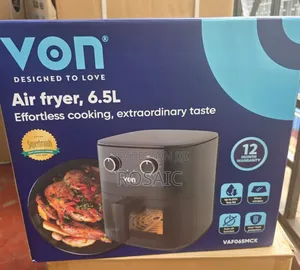 Von 6.5L Digital Air Fryer - Mpya Kabisa