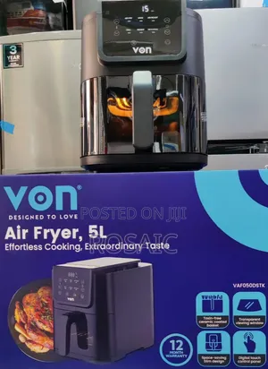 Von 5L Air Fryer - Ceramic Coated Basket