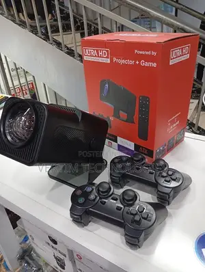 Hy320 Game Projector Android 12 Kidhibiti cha Wireless