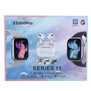 S5000Pro Series 11 Smartwatch na Earbuds za Wireless