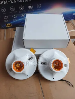 Kamera ya CCTV ya Bulb Holder yenye Mwonekano wa 360°