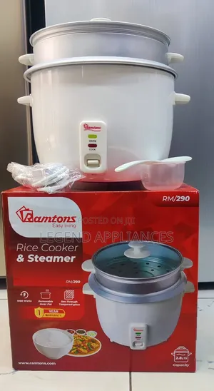 Ramtons Rice Cooker + Steamer 2.8L RM 290