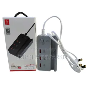 35W Travel Adapter na 3 USB-A & 3 USB-C Ports (Model: P-01)