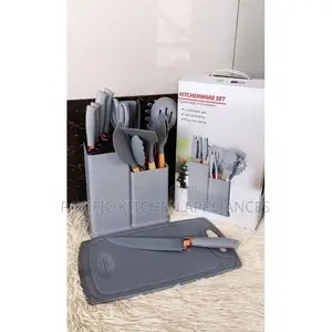 Executive Silicone & Wood Utensil Set