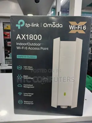 TP-Link EAP610 AX1800 Dual-Band Wi-Fi 6 Access Point Ndani/Nje