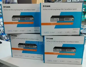 D-Link DES-F1016P-E 16-Port Unmanaged PoE+ Switch