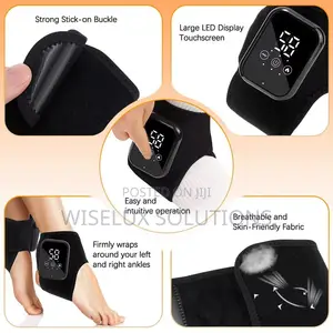 Cordless Heated Ankle Massager - Heat & Vibration