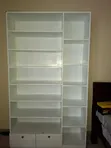 Kikapu cha Viatu cha Rafu 8 na Kipangilizi cha Mikoba chenye Droo - 2