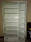 Kikapu cha Viatu cha Rafu 8 na Kipangilizi cha Mikoba chenye Droo - 5