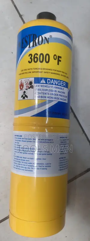 MAPP Gas Cylinder 3600°F Soldering Torch Tank