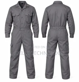 Grey Plain Mechanic Overall