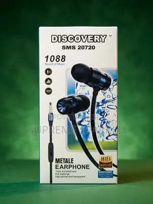 Discovery Earphones Model 1088 Headset ya 3.5mm In-Ear