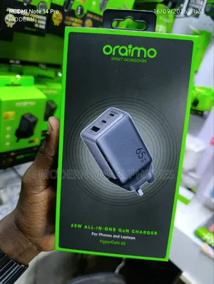Oraimo HyperGaN 65W GaN Wall Charger Kit