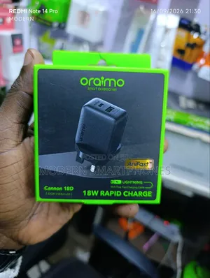Oraimo Cannon 18s 18W Fast Charging Wall Charger Kit