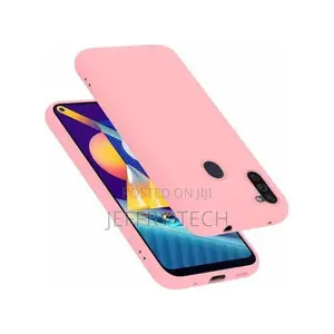 Kifuniko cha Silicone laini kwa Samsung Galaxy M11 - Pink