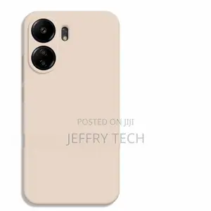 Kifaa cha Silicone laini kwa Xiaomi Redmi 13C - Kinachodumu na Kuzuia Mikwaruzo (Beige)