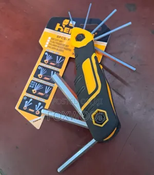 Set ya Allen Wrench 8 Pc Zinazokunjwa