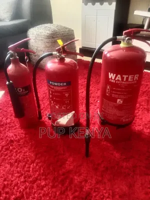 Fire Extinguishers (13kg, 8.5kg, 7.6kg) - Powder, CO2, Water