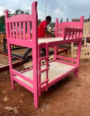 Ideal 3x6 Pink Bunk Bed / Double Decker
