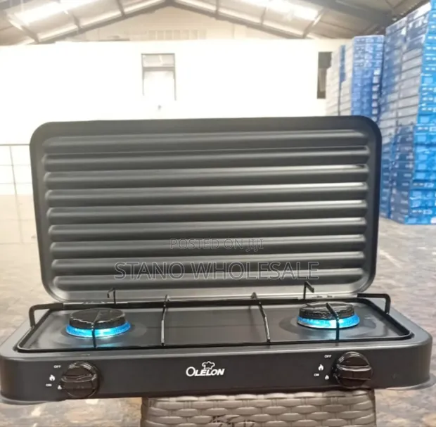 Olelon 2 Burner Gas Cooker With Cover - 1