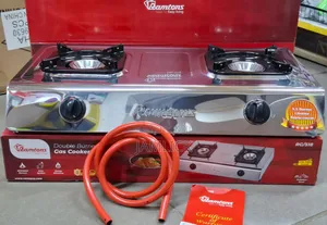 Ramtons 2-Burner Stainless Steel Gas Cooker