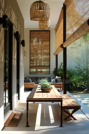 Bamboo Privacy Blinds - Vipande vya Mbao vya Kufifisha Mwanga