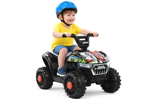Graffiti 4-Wheel Electric Ride-on ATV for Kids