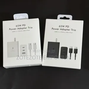 Samsung 65W Adapter Trio - Mpya Kabisa