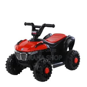 Red Battery-Powered Electric ATV Quad Bike for Kids