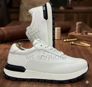 White Hermes Sneakers - Cushioned, Men's Size 40-45