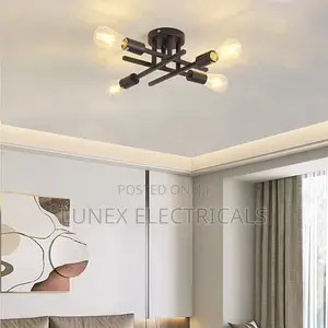 Mwanga wa Dari wa Frequency wa Chumba cha Kulia na Kuishi (Bulbs 4)