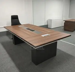 12-Seater Office Boardroom Table - Brown