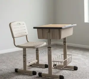 Height Adjustable Kids Study Set with Chair