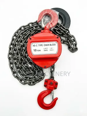 10 Ton Chain Block Hoist - 3m Lift